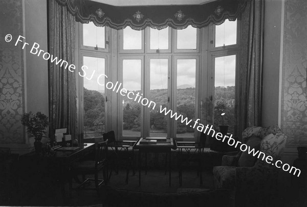 LISMORE CASTLE  GREAT WINDOW OF DRAWING ROOM